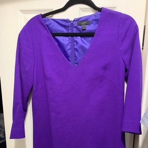 Jcrew purple size 2 dress